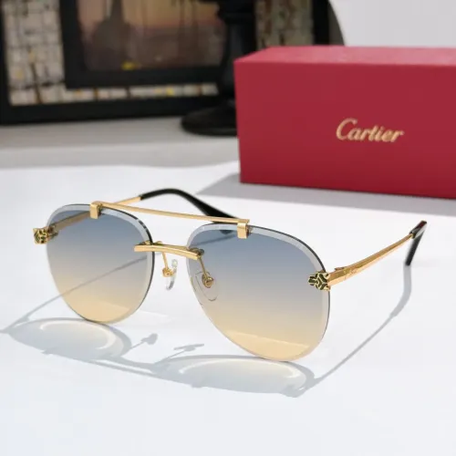 Wholesale Cartier AAA Quality Sunglassess #1483044 $60.00 USD, Wholesale Quality Replica Cartier AAA Quality Sunglassess