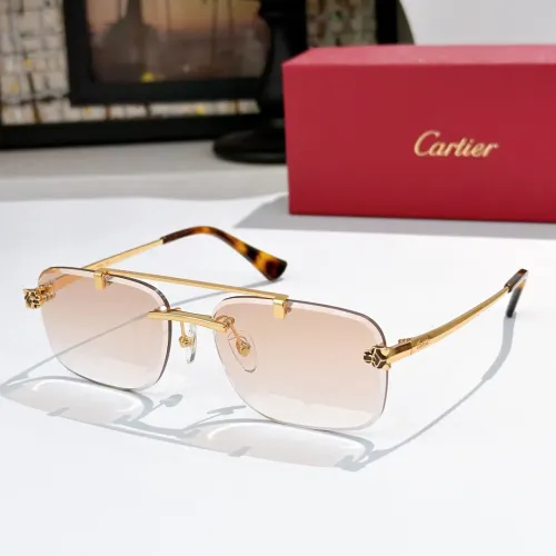Wholesale Cartier AAA Quality Sunglassess #1483048 $60.00 USD, Wholesale Quality Replica Cartier AAA Quality Sunglassess