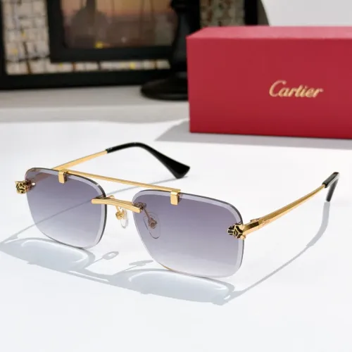 Wholesale Cartier AAA Quality Sunglassess #1483052 $60.00 USD, Wholesale Quality Replica Cartier AAA Quality Sunglassess