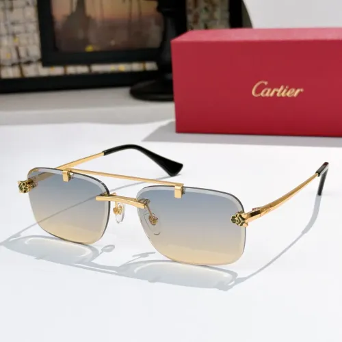 Wholesale Cartier AAA Quality Sunglassess #1483053 $60.00 USD, Wholesale Quality Replica Cartier AAA Quality Sunglassess