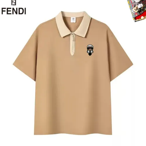 Wholesale Fendi T-Shirts Short Sleeved For Men #1483103 $38.00 USD, Wholesale Quality Replica Fendi T-Shirts