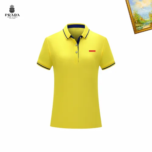 Wholesale Prada T-Shirts Short Sleeved For Men #1483363 $29.00 USD, Wholesale Quality Replica Prada T-Shirts