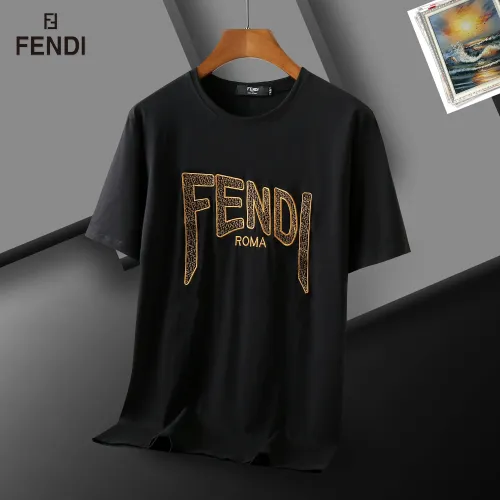 Wholesale Fendi T-Shirts Short Sleeved For Men #1483407 $29.00 USD, Wholesale Quality Replica Fendi T-Shirts