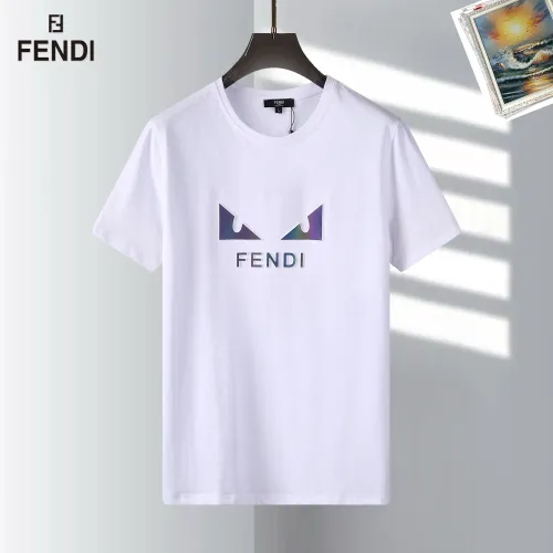 Wholesale Fendi T-Shirts Short Sleeved For Men #1483408 $29.00 USD, Wholesale Quality Replica Fendi T-Shirts