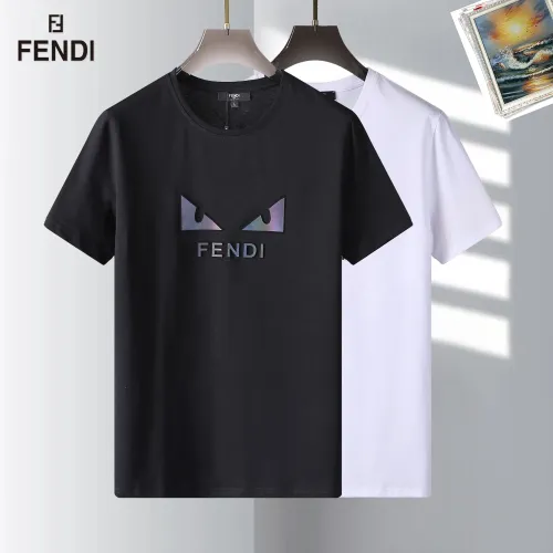 Replica Fendi T-Shirts Short Sleeved For Men #1483408 $29.00 USD for Wholesale
