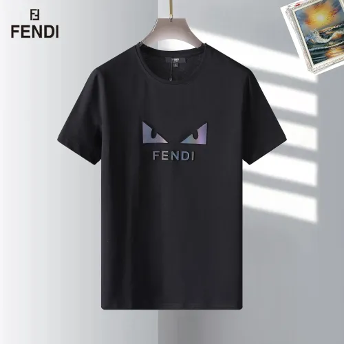 Wholesale Fendi T-Shirts Short Sleeved For Men #1483409 $29.00 USD, Wholesale Quality Replica Fendi T-Shirts