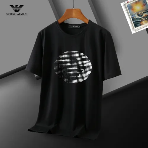 Wholesale Armani T-Shirts Short Sleeved For Men #1483437 $29.00 USD, Wholesale Quality Replica Armani T-Shirts