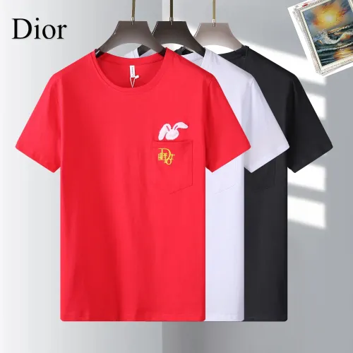 Replica Christian Dior T-Shirts Short Sleeved For Men #1483451 $29.00 USD for Wholesale