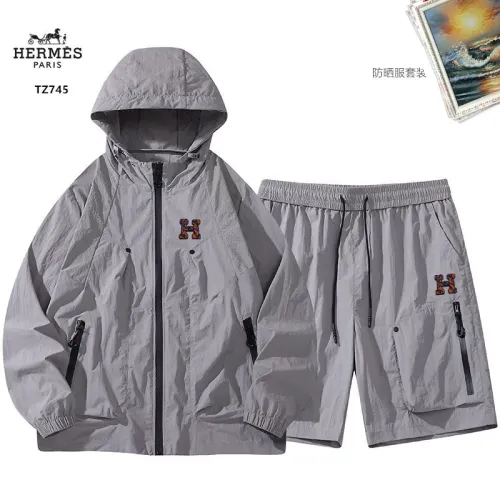 Wholesale Hermes Tracksuits Long Sleeved For Men #1483501 $60.00 USD, Wholesale Quality Replica Hermes Tracksuits