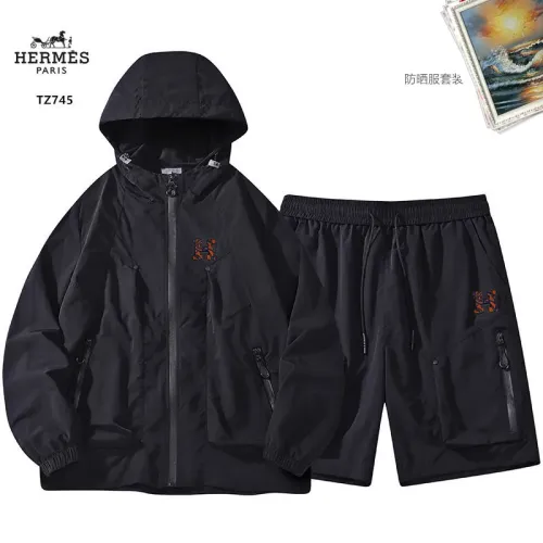 Wholesale Hermes Tracksuits Long Sleeved For Men #1483502 $60.00 USD, Wholesale Quality Replica Hermes Tracksuits