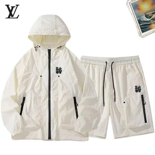 Wholesale Louis Vuitton LV Tracksuits Long Sleeved For Men #1483508 $60.00 USD, Wholesale Quality Replica Louis Vuitton LV Tracksuits