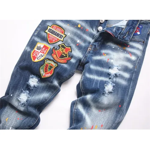 Replica Dsquared Jeans For Men #1483607 $48.00 USD for Wholesale