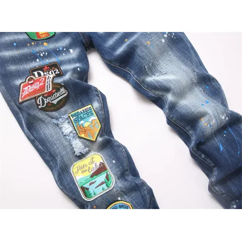 Replica Dsquared Jeans For Men #1483627 $48.00 USD for Wholesale