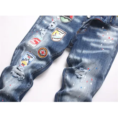 Replica Dsquared Jeans For Men #1483628 $48.00 USD for Wholesale