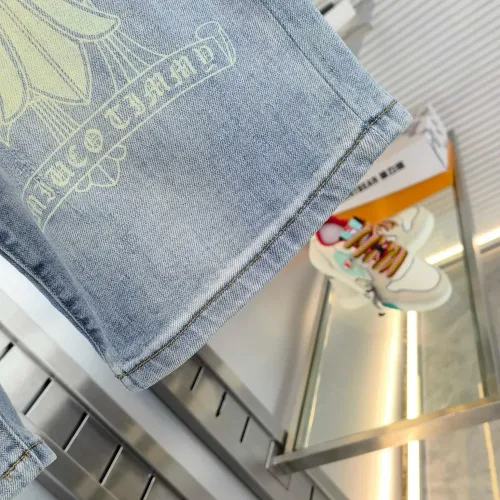 Replica Chrome Hearts Jeans For Men #1483649 $40.00 USD for Wholesale