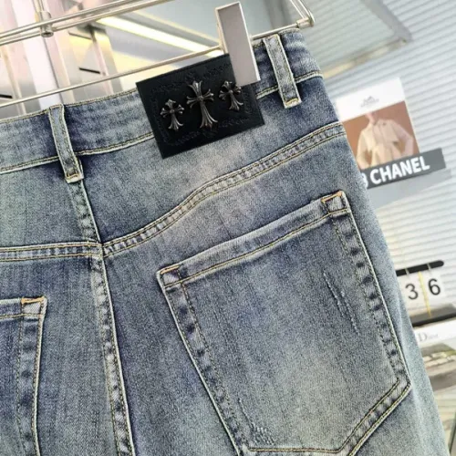 Replica Chrome Hearts Jeans For Men #1483673 $40.00 USD for Wholesale