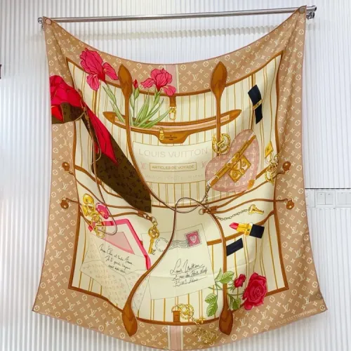 Wholesale Louis Vuitton Silk Squares #1483676 $82.00 USD, Wholesale Quality Replica Louis Vuitton Scarf