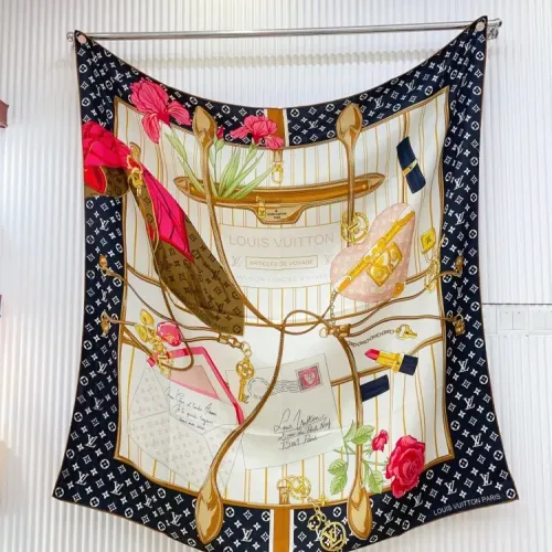 Wholesale Louis Vuitton Silk Squares #1483677 $82.00 USD, Wholesale Quality Replica Louis Vuitton Scarf