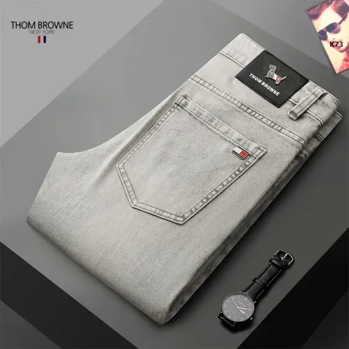 Wholesale Thom Browne TB Jeans For Men #1483687 $42.00 USD, Wholesale Quality Replica Thom Browne TB Jeans