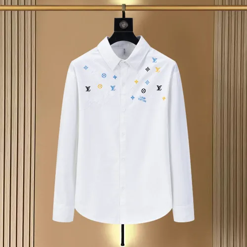 Wholesale Louis Vuitton LV Shirts Long Sleeved For Men #1483703 $45.00 USD, Wholesale Quality Replica Louis Vuitton LV Shirts