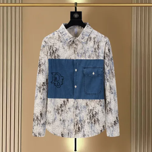 Wholesale Christian Dior Shirts Long Sleeved For Men #1483704 $45.00 USD, Wholesale Quality Replica Christian Dior Shirts