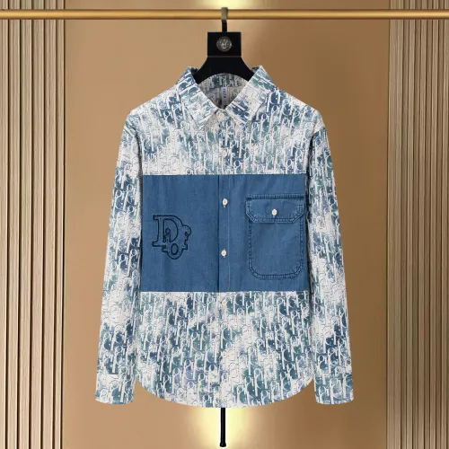 Wholesale Christian Dior Shirts Long Sleeved For Men #1483705 $45.00 USD, Wholesale Quality Replica Christian Dior Shirts