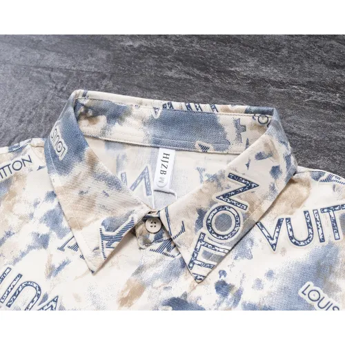 Replica Louis Vuitton LV Shirts Long Sleeved For Men #1483707 $45.00 USD for Wholesale
