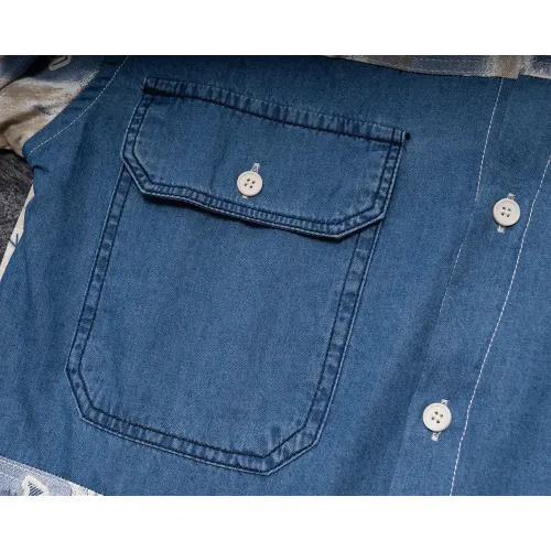Replica Louis Vuitton LV Shirts Long Sleeved For Men #1483707 $45.00 USD for Wholesale