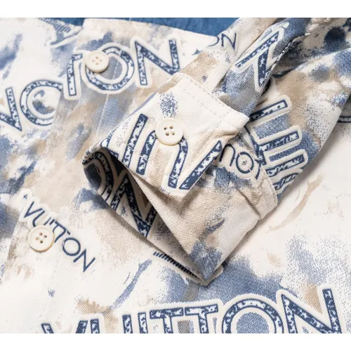 Replica Louis Vuitton LV Shirts Long Sleeved For Men #1483707 $45.00 USD for Wholesale