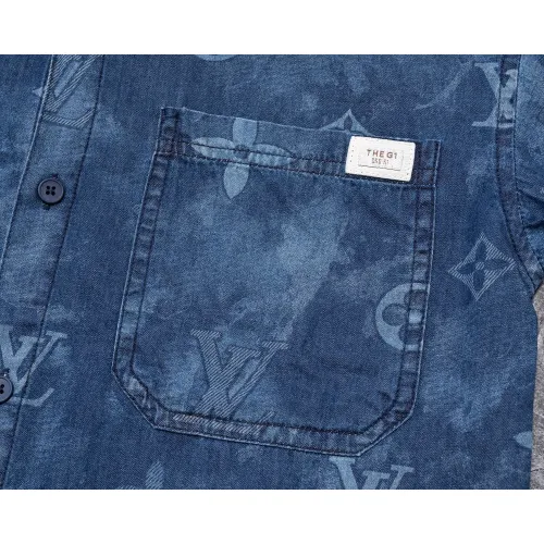 Replica Louis Vuitton LV Shirts Long Sleeved For Men #1483708 $45.00 USD for Wholesale
