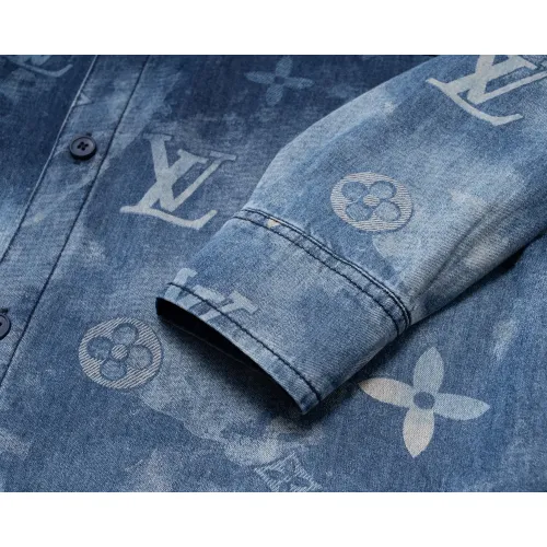 Replica Louis Vuitton LV Shirts Long Sleeved For Men #1483708 $45.00 USD for Wholesale