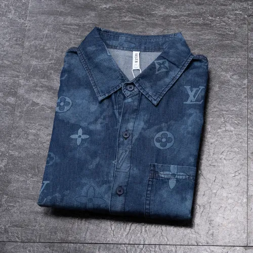 Replica Louis Vuitton LV Shirts Long Sleeved For Men #1483708 $45.00 USD for Wholesale