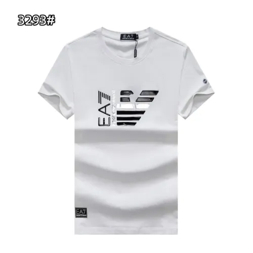 Wholesale Armani T-Shirts Short Sleeved For Men #1483753 $27.00 USD, Wholesale Quality Replica Armani T-Shirts