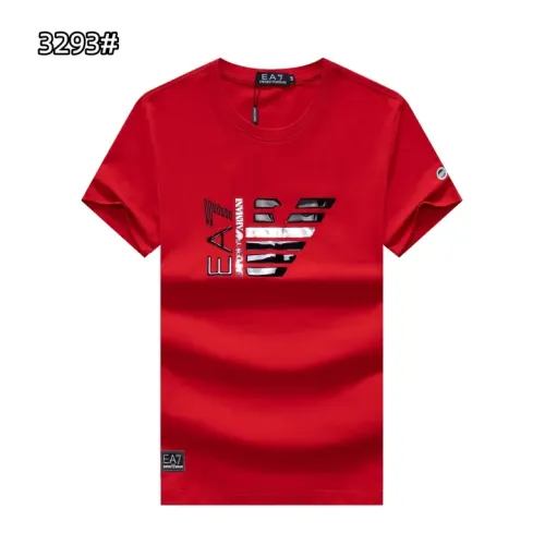 Wholesale Armani T-Shirts Short Sleeved For Men #1483754 $27.00 USD, Wholesale Quality Replica Armani T-Shirts
