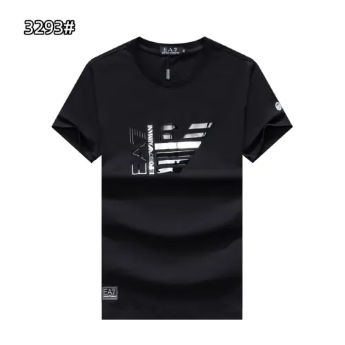 Wholesale Armani T-Shirts Short Sleeved For Men #1483755 $27.00 USD, Wholesale Quality Replica Armani T-Shirts