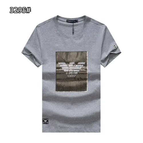 Wholesale Armani T-Shirts Short Sleeved For Men #1483759 $27.00 USD, Wholesale Quality Replica Armani T-Shirts