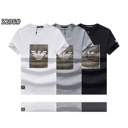 Replica Armani T-Shirts Short Sleeved For Men #1483759 $27.00 USD for Wholesale