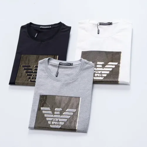 Replica Armani T-Shirts Short Sleeved For Men #1483759 $27.00 USD for Wholesale