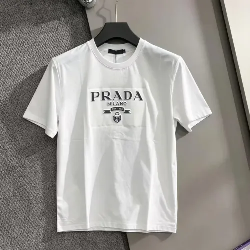 Wholesale Prada T-Shirts Short Sleeved For Men #1483847 $32.00 USD, Wholesale Quality Replica Prada T-Shirts
