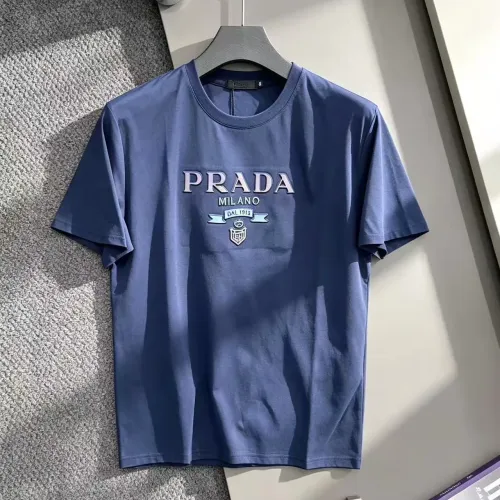 Wholesale Prada T-Shirts Short Sleeved For Men #1483850 $32.00 USD, Wholesale Quality Replica Prada T-Shirts