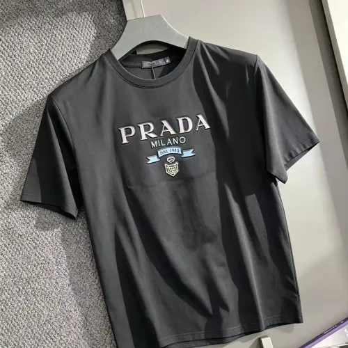 Wholesale Prada T-Shirts Short Sleeved For Men #1483851 $32.00 USD, Wholesale Quality Replica Prada T-Shirts