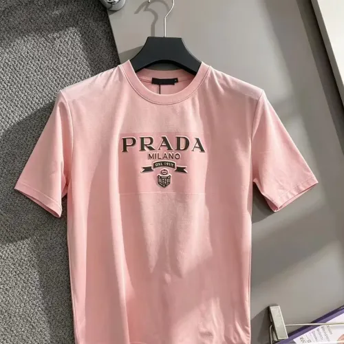 Wholesale Prada T-Shirts Short Sleeved For Men #1483855 $32.00 USD, Wholesale Quality Replica Prada T-Shirts