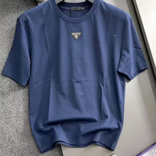 Wholesale Prada T-Shirts Short Sleeved For Men #1483859 $32.00 USD, Wholesale Quality Replica Prada T-Shirts