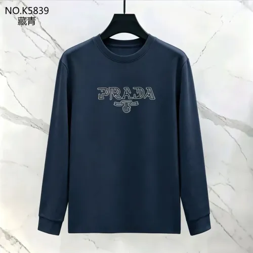 Wholesale Prada Hoodies Long Sleeved For Men #1483889 $40.00 USD, Wholesale Quality Replica Prada Hoodies