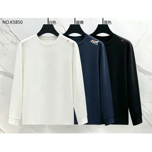 Replica Hermes Hoodies Long Sleeved For Men #1483902 $40.00 USD for Wholesale