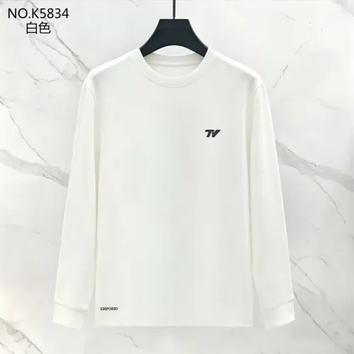 Wholesale Armani Hoodies Long Sleeved For Men #1483976 $40.00 USD, Wholesale Quality Replica Armani Hoodies
