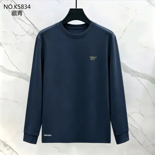 Wholesale Armani Hoodies Long Sleeved For Men #1483977 $40.00 USD, Wholesale Quality Replica Armani Hoodies