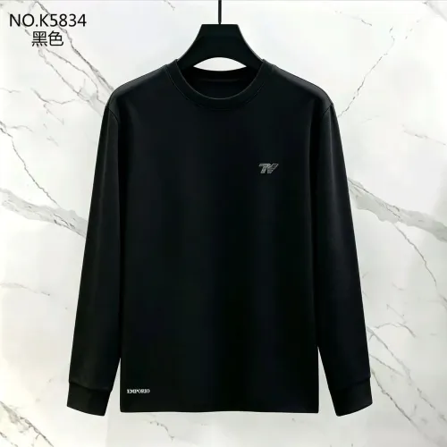 Wholesale Armani Hoodies Long Sleeved For Men #1483978 $40.00 USD, Wholesale Quality Replica Armani Hoodies