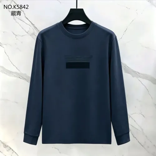 Wholesale Armani Hoodies Long Sleeved For Men #1483983 $40.00 USD, Wholesale Quality Replica Armani Hoodies