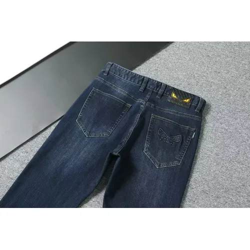 Replica Fendi Jeans For Men #1483998 $45.00 USD for Wholesale